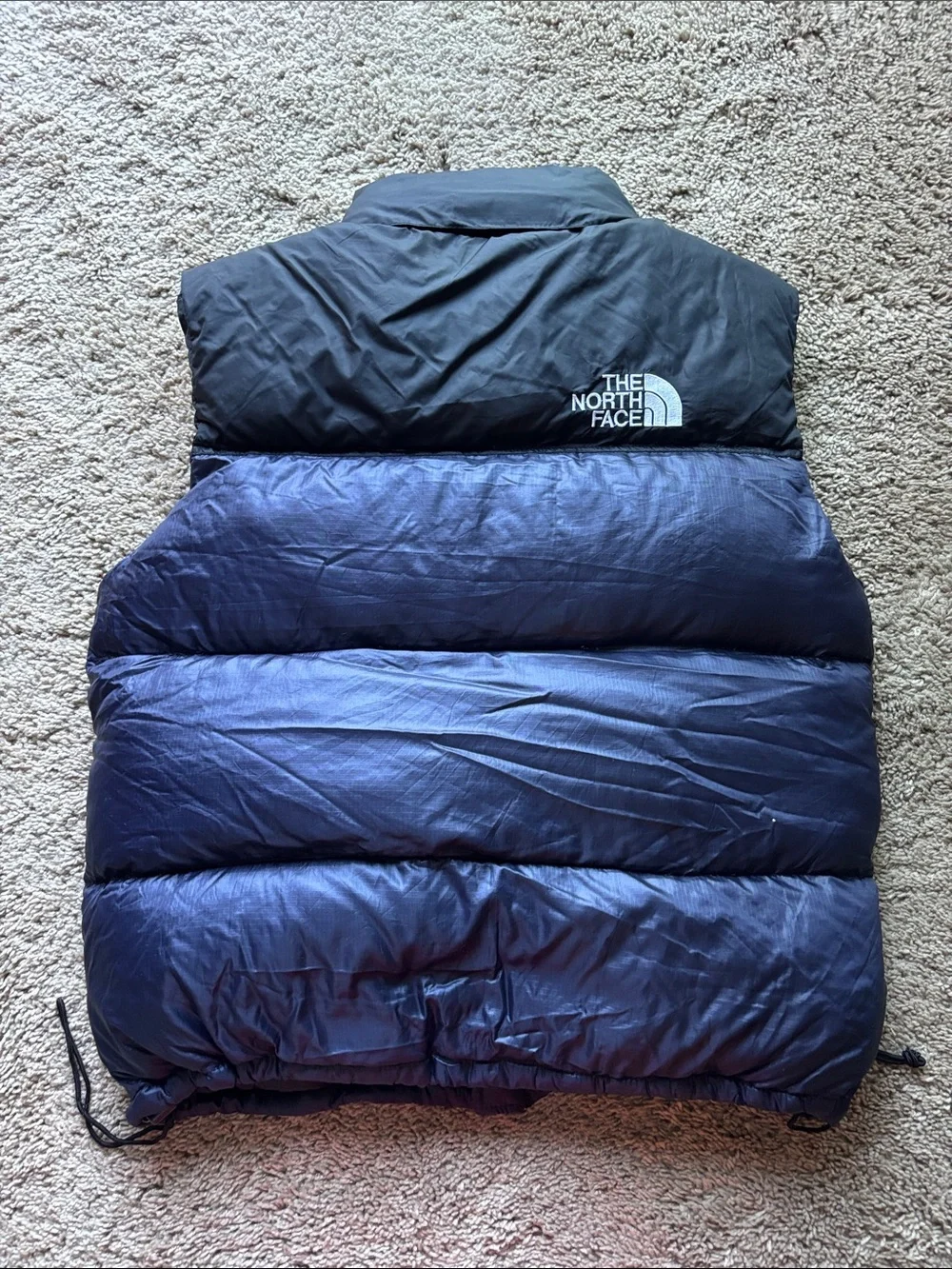 The North Face Navy and Black Insulated Puffer Vest